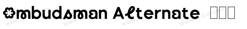Ombudsman Alternate字体转换